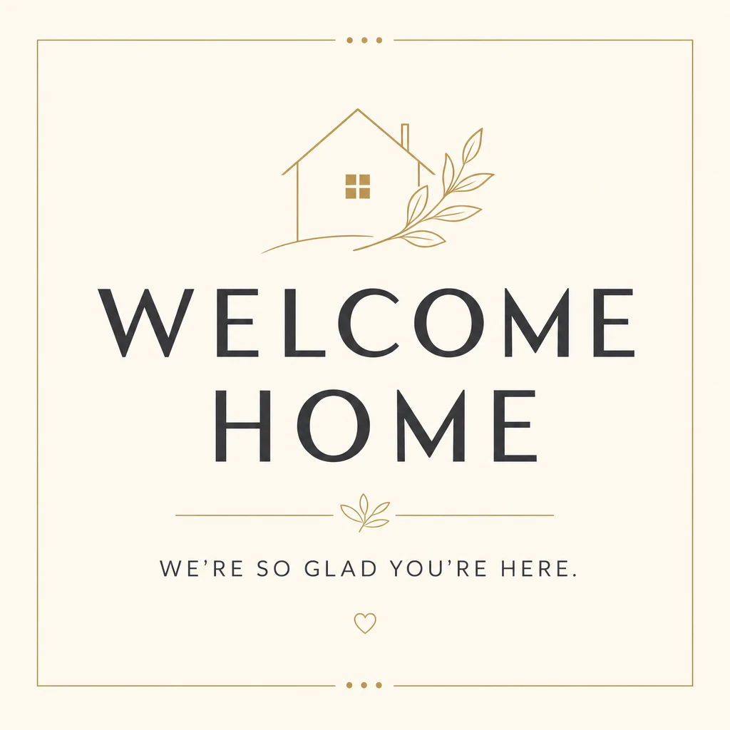 Airbnb Welcome Sign
