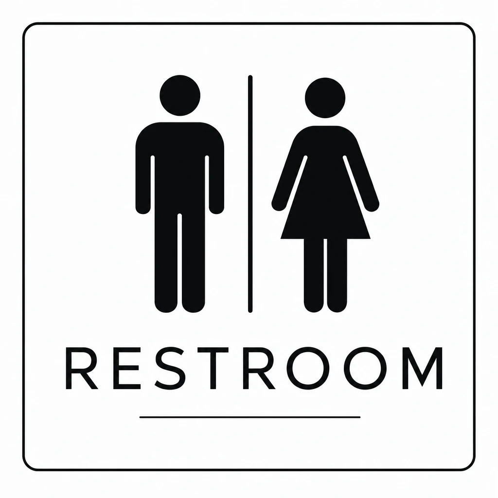 Bathroom Sign